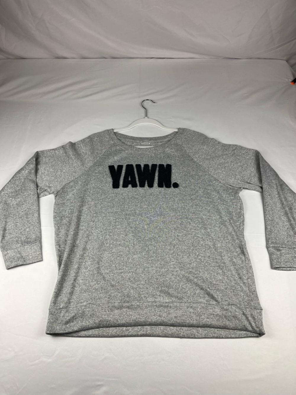 Secret Treasures Light Grey Heather Knit Pullover